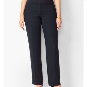 Talbots versatile straight-leg pants black petite
